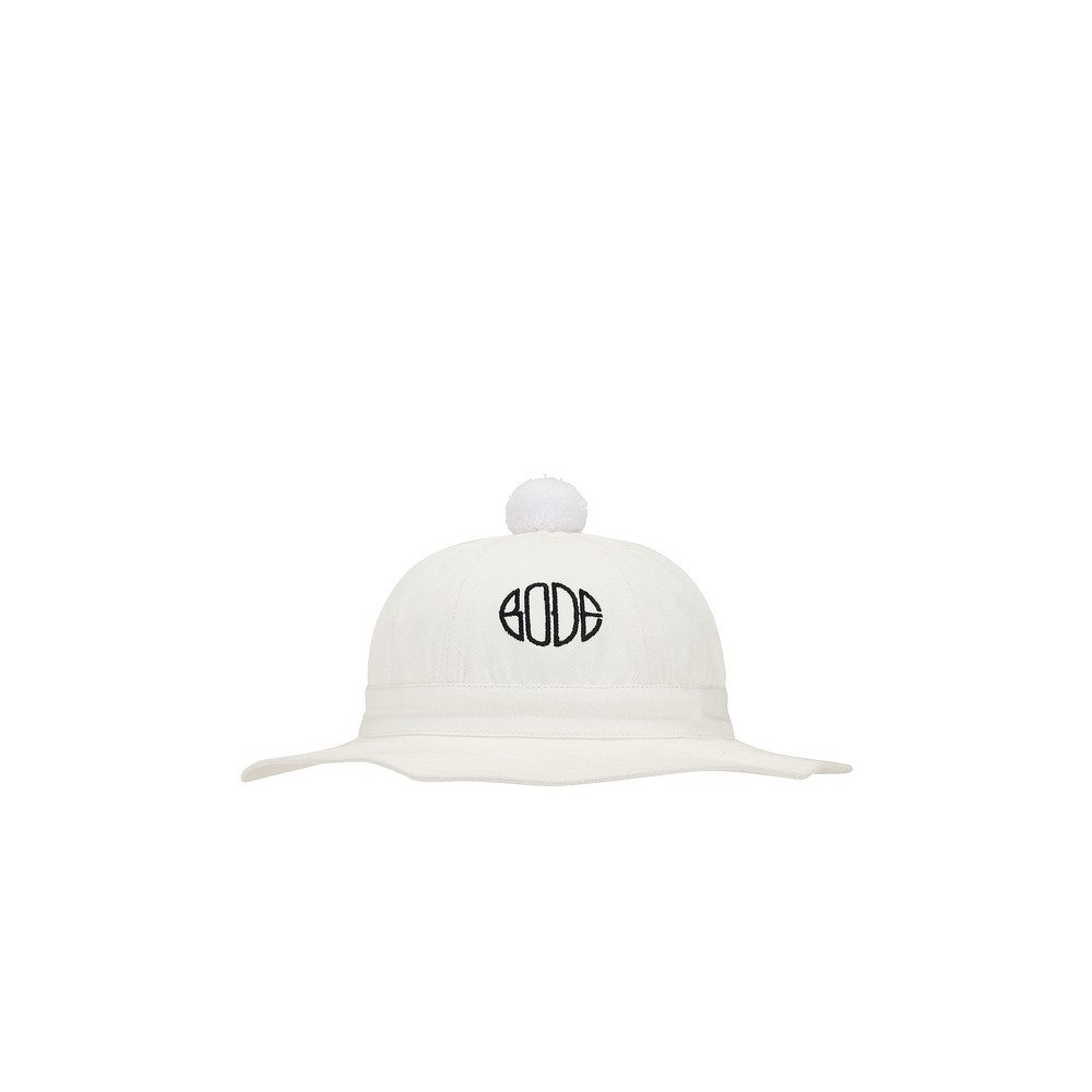 New BODE Paneled Grandfather Hat in White bucket hat